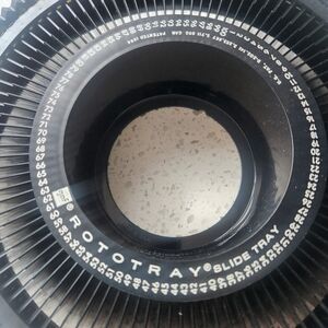 Vintage GAF's Rototray 100 2"x2" Slide Tray Carousel w/original box. Preowned